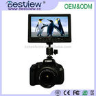 7 inch Broadcasting monitor with LCD panel camera field Monitor