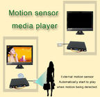 Portable Motion Sensor LCD Display Advertising Media Player For Restaurant Table