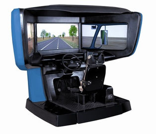 Driver training simulator , city driving simulation with 3 screens