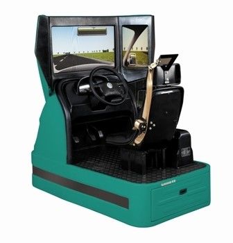 Electronic training automobile driving simulator equipment