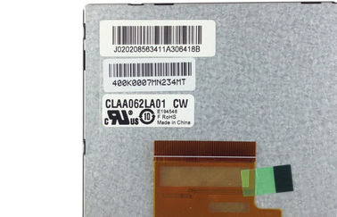 CLAA062LA01CW Durable and Dust Proof CPT LCD Panel 6 O'clock RGB 800×480